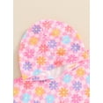 thumbnail image 5 of Bagilaanoe Toddler Baby Girl Cover Ups Beach Hooded Tops 6M 12M 18M 24M 3T 4T Kids Floral Print Quick Dry Swimwear Bathing Suit, 5 of 7