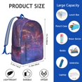 thumbnail image 5 of Stylish Galaxy Backpack, S-Shaped Straps and Water-Repellent Material, Perfect for Daily Use and Star Gazers, 5 of 5
