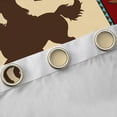 thumbnail image 4 of Homewish Western Cowgirl Cowboy Black Out Curtains, Rustic Horse Animal Curtains Pack of 2 (42x63 Each), Vintage Fashion Theme Bedroom Curtains, Window Curtains Bedroom Decor, 4 of 6