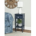thumbnail image 2 of Linon Athalee Single Drawer Indoor Accent Side Table with Shelf, 29.5" Tall, Navy, 2 of 17
