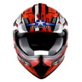 thumbnail image 2 of WOW Youth Kids BMX MX ATV Dirt Bike Motocross Helmet BOYCLS Shark Red, 2 of 5