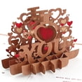 thumbnail image 2 of Hallmark Signature Paper Wonder 3D Pop-up Valentine's Day Card (All My Heart), 2 of 7