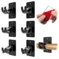 thumbnail image 1 of Soporte universal para barras de cortina CIEMGNZOC, 6 unidades, negro, 1 of 7