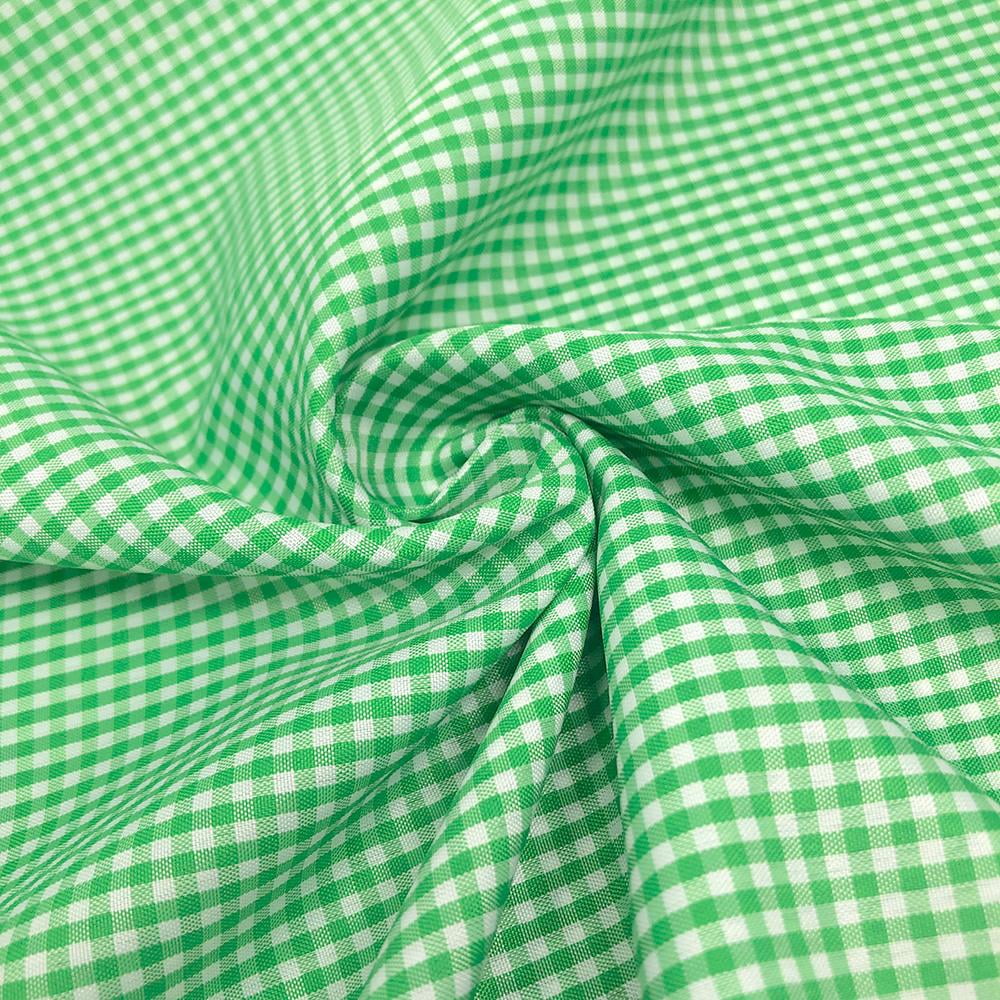 Green Gingham Fabric -  Canada