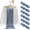 Dusty Blue, variant on HBlife 6 Pack Dusty Blush Cheesecloth Gauze Table Runner for Wedding Party Bridal Birthday Baby Shower, 35 x 120 Inch