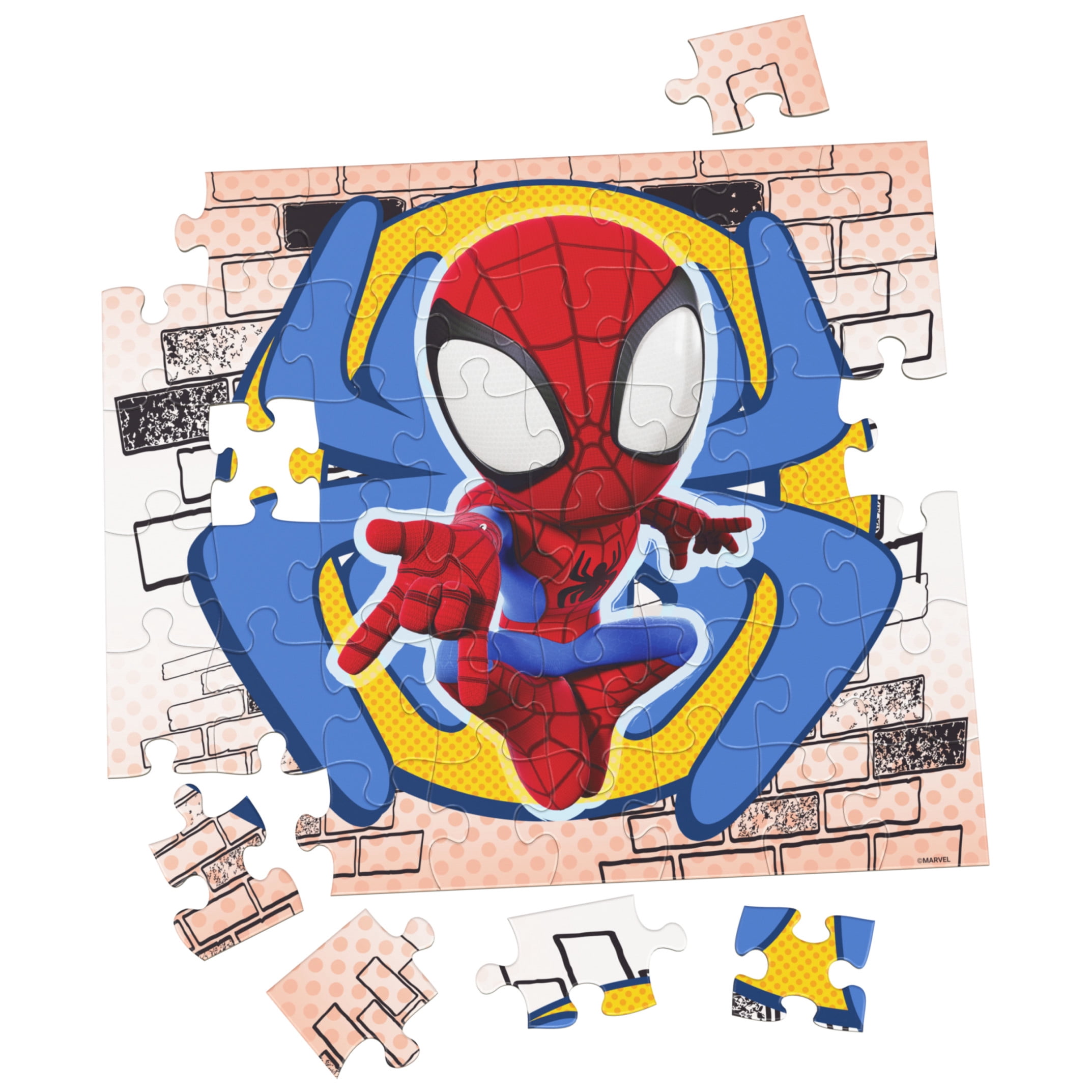Spidey and His Amazing Friends 48-Piece Puzzle, Ages 3 and Up