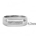 thumbnail image 2 of Luxe Jewelry Designs Stainless Steel Men's Ring with AAA Grade CZ - Size 12 (Pack of 2), 2 of 4