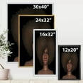 thumbnail image 4 of Designart 'Portrait of Afro American Woman III' Modern Framed Canvas Wall Art Print, 4 of 5
