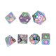 thumbnail image 5 of Juego de dados poliédricos de 7 piezas, patrón de runas numéricas, fácil de leer con caja de almacenamiento para juegos de mesa, Color chapado, 5 of 5