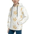 thumbnail image 2 of Easygdp Wheat Boys Hoodie Kids Sweatshirt Youth Pullover With Hood-X-Large, 2 of 6