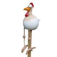 thumbnail image 2 of Advancent Decoración artística para jardín, estaca de en forma de pollo, artesanía de resina para suelo, patio, césped, , decoración, Mini Jardín y Patio 65212016C, 2 of 6