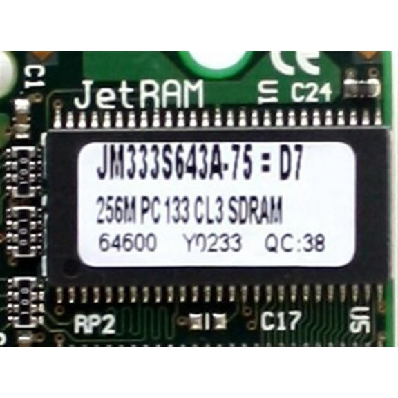 Memory jm333s643a-75 = d7 256m pc133 cl3 sdram 168pin