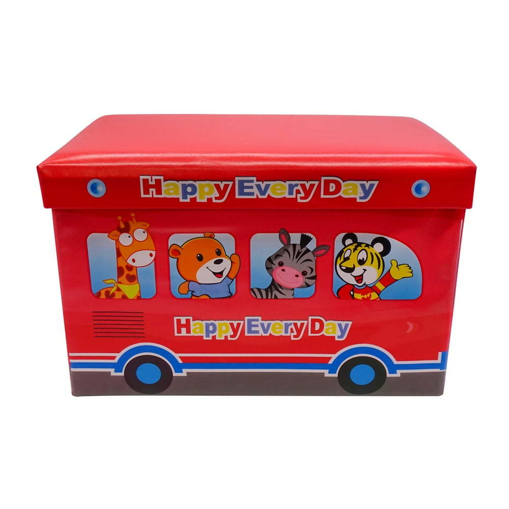 fire truck toy box and desk