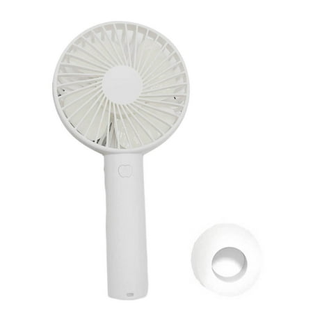 

Handheld Personal Fan Usb Rechargeable Cooler with Strap Adjustable 3 Speed