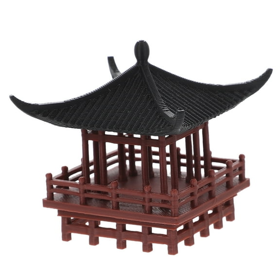Miniature Pagoda Figurine Japanese Style Fairy Garden Pagoda Statue Miniature Zen Asian Bonsai Landscape Decoration