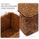 thumbnail image 4 of Cesta de mimbre con tapa para guardar algas Brandonz (21,5 x 13,5 x 10 cm), 4 of 6