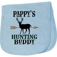 thumbnail image 2 of Inktastic Pappys Hunting Buddy Bow Hunter Baby Burp Cloth, 2 of 3