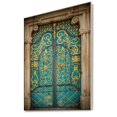 thumbnail image 2 of Designart Old-European Door Vintage Print on Natural Pine Wood Art Print, 36" x 46", 2 of 3