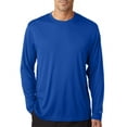thumbnail image 2 of Champion Double Dry 4.1 oz. Long-Sleeve Interlock T-Shirt (CW26) Royal Blue, L, 2 of 2