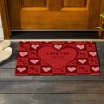 thumbnail image 6 of Indoor Doormat Heart Decoration Valentine'S Day Floor Mat Kitchen Entrance Door Mat Bedroom Absorbent Carpet Doormat, 6 of 9