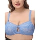 thumbnail image 1 of Ropa interior de mujer Irfora Sujetador de encaje de talla grande para mujer Sujetadores huecos Irfora Ropa interior de mujer, 1 of 5
