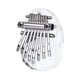 thumbnail image 5 of Mini Kalimba 8 Teclas Cristal Transparente Acrílico Thumb Piano Fit, 5 of 8