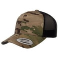 thumbnail image 5 of Flexfit by Yupoong Multicam Retro Trucker Cap, 5 of 5