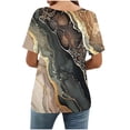 thumbnail image 2 of SHE IS Fashion Tops for Women Trendy Summer Summer Shirts for Women Petite Button down Blouse for Women Short Sleeve Summer Tank Tops for Women 2026 Loose Fit, 2 of 6
