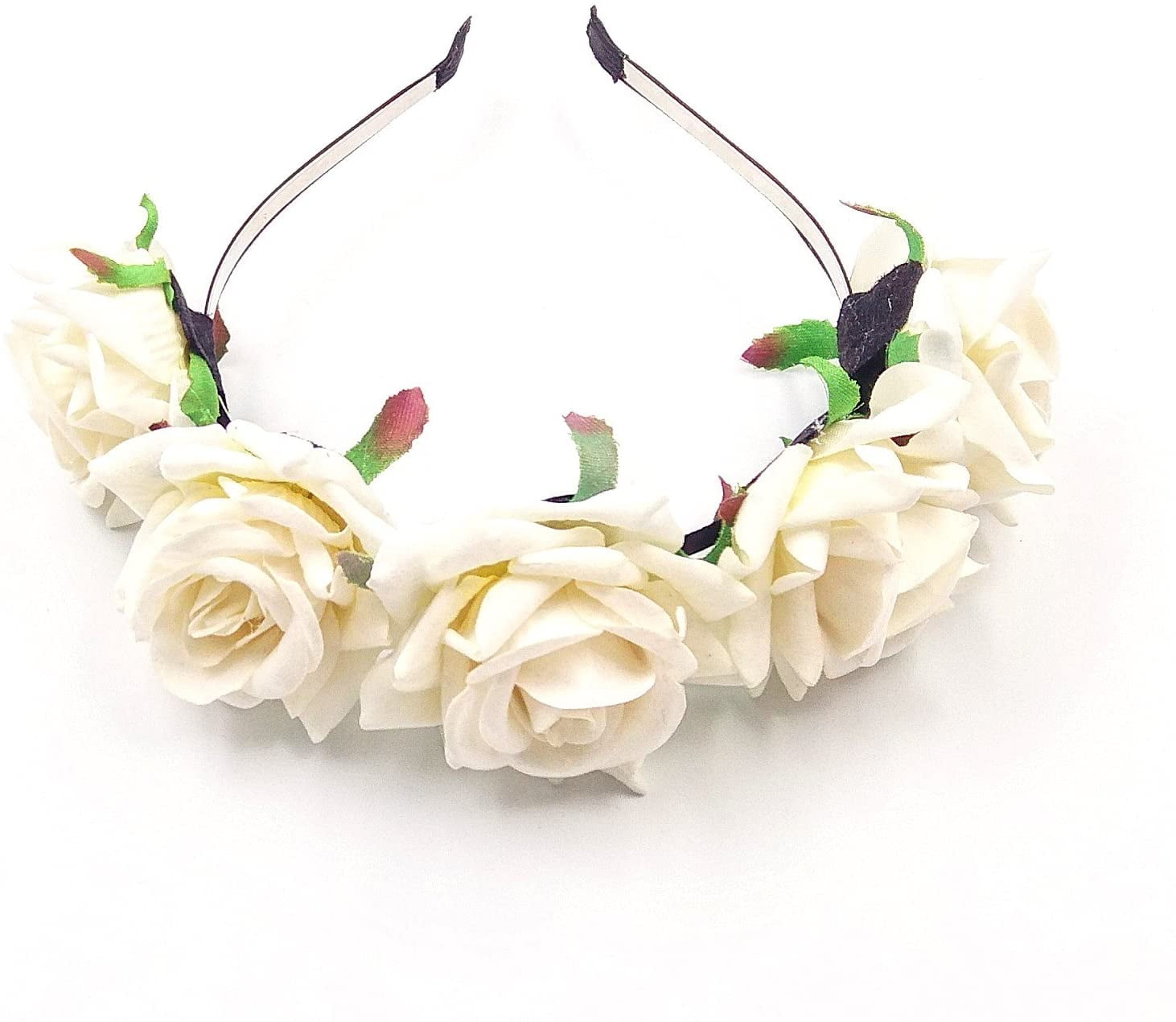 Bride Garland Headband Women Rose Flowers Flower Crown Girls 1PC Ladies Gift New 