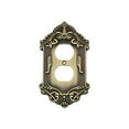 thumbnail image 1 of Nostalgic Warehouse 719728 Victorian Switch Plate with Outlet, Antique Brass, 1 of 1