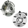 thumbnail image 5 of Detroit Axle - Front Drilled Rotors Brake Pads CV Axles Wheel Bearing Hubs for Chevrolet Silverado GMC Sierra Suburban Yukon XL 1500 Avalanche Tahoe Cadillac Escalade: 12.99 inch Front Rotors, 5 of 7