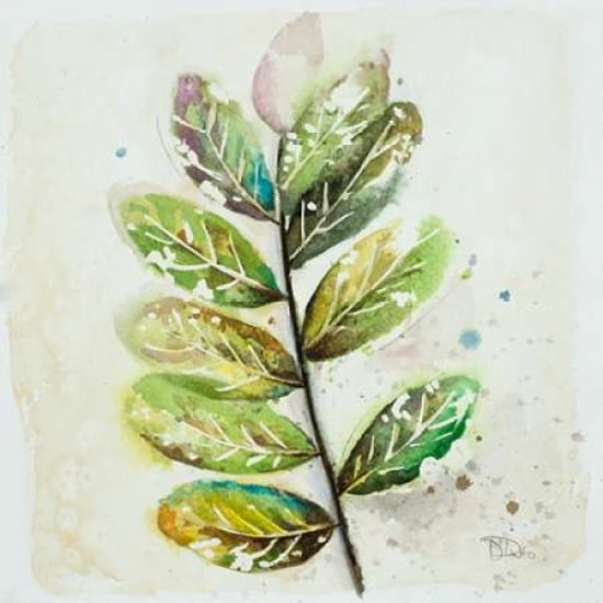 Global Leaves III Canvas Art - Patricia Pinto(24X24)