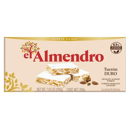 El Almendro Crunchy Almond Turron, 7.05 oz