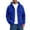 Blue, variant on Men's Fall Winter Jackets Hooded Button Down Loose Jacket Drawstring Fashion Casual Top