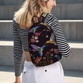 thumbnail image 5 of Lsque Humming Bird Pattern Canvas Daypack, Durable Backpack, High-quality Versatile Backpack,Vintage Compact Backpack-Small, 5 of 6