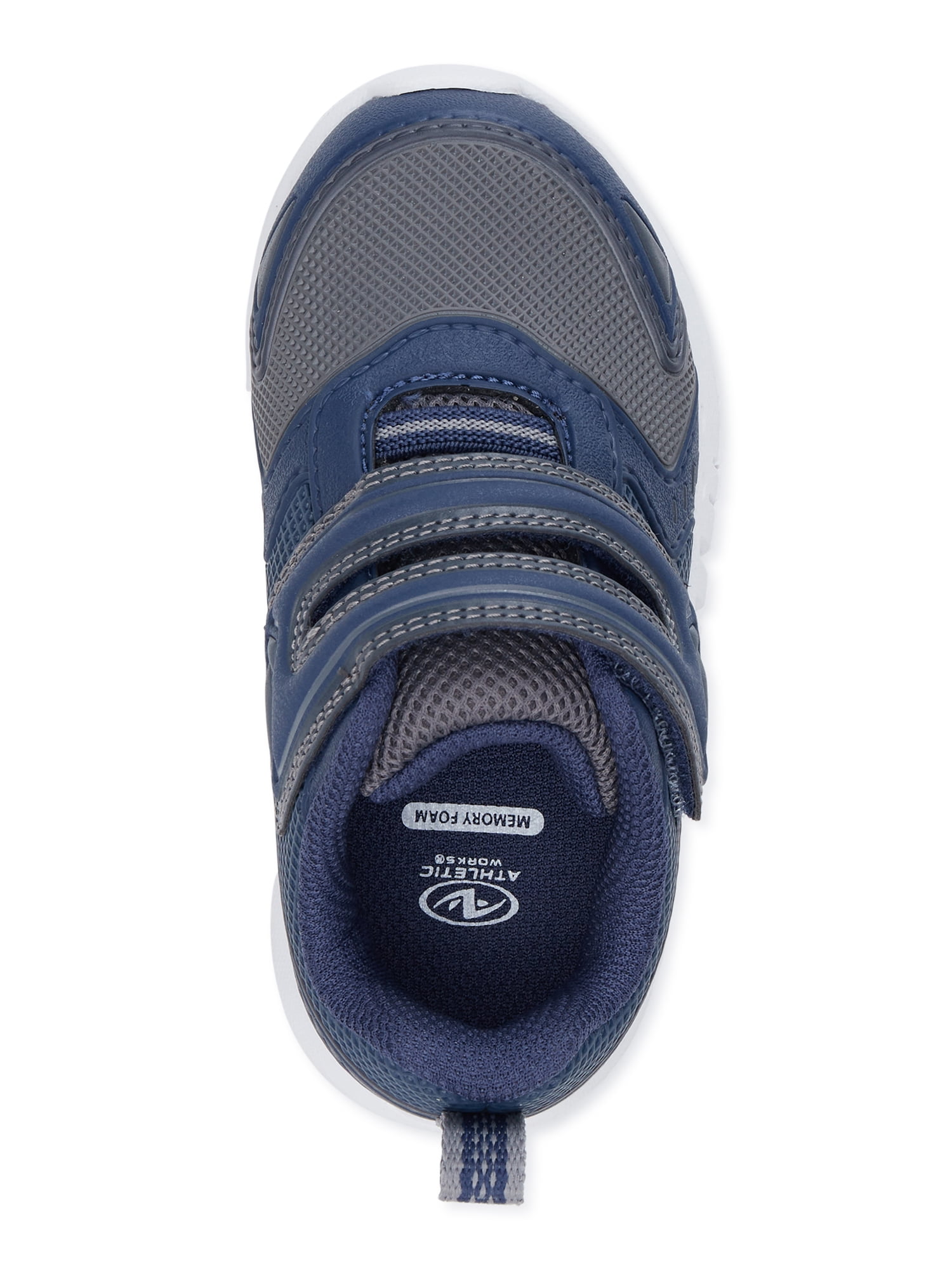 Athletic Works Toddler Boys Slip-On Sneakers, Sizes 6-13