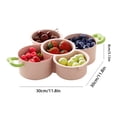 thumbnail image 6 of Shoreew Fruit Plate Combined Design Serving Tray with Handle Snack Box Container Charcuterie Board Storage Organizer Home Decor, 6 of 7