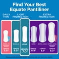 thumbnail image 4 of Equate Light Protection Everyday Panty Liners, Long Length, 96 Count, 4 of 11