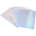 thumbnail image 1 of Papel Adhesivo Holográfico Imprimible, Resistente a los Arañazos A4, 20 Hojas de Papel Adhesivo Láser para Fotocopiras, 1 of 3