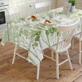thumbnail image 4 of Watercolor Forest Sage Green Rectangle Tablecloth, Abstract Art Modern Trees Waterproof & StainResistant Tablecloth, Washable Oil-proof Table Cover for Dining/Party/Wedding/Camping/Buffet 54x108 In, 4 of 9