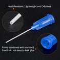 thumbnail image 4 of 100Pcs 22G Dispensing Needles With Luer Lock, 1" PTFE Glue Needle Tube Flexible Needle Blue, 4 of 6