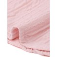 thumbnail image 6 of DARING DIVA Women's Sleeveless Mock Neck Tank Top Textured Business Blouse S Pink, 6 of 6