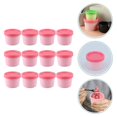 thumbnail image 2 of 12 tarros de helado vacíos, recipientes para mascarillas faciales, tarros de crema rellenables con tapas, 2 of 3