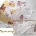 thumbnail image 5 of Highcool 200pcs Wax Paper Sheets 6" x 6", Vintage Newspaper Design for Wrapping Sandwiches, Baking, Picnics, and More, White, 5 of 7