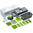 thumbnail image 5 of Vegetable Slicer Lychee 12 in 1 Food Chopper with Container Finger Protection for Veggie Fruit Salad Potato, 5 of 8