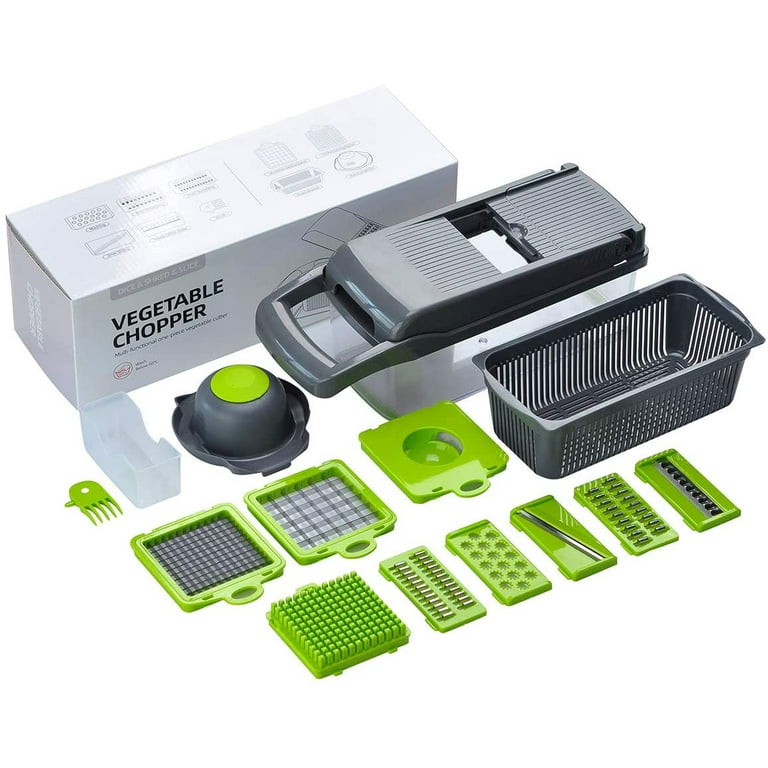 12 in 1 Vegetable Chopper, Multifunctional Vegetable Fruits Cutter Kit –  Arkartech