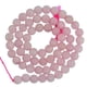 thumbnail image 1 of 6 mm Cabochon mate rosa piedras sueltas hebras de 15 '', 1 of 3