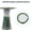 Grass Green, variant on mdj pottery Ceramic Bird Bath for Outside, 16.93 Inch Pedestal Bird Bath Bowls, U-Orange+White