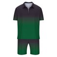 thumbnail image 5 of Kakina CMSX Summer Shirts for Men Clearance Men 168 Piece Casual Short Sleeve Tee Shirts And Fit Sport Shorts Set, 5 of 5