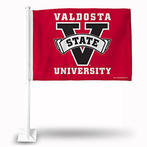 Rico Industries NCAA Valdosta State Blazers Car Flag with included Pole , 16 x 19.5"